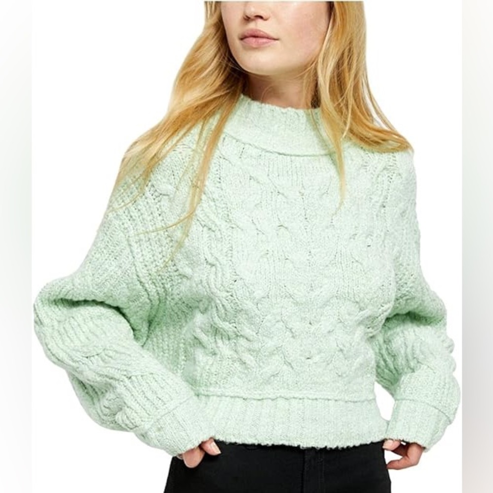 Free People Women's Merry Go Round Cable Knit Sweater